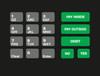 T18724-1134 - Crind Keypad Overlay