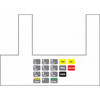 T50038-1093 - Infoscreen Keypad Overlay Shell