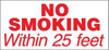 PID-MECNS25 - No Smoking Decal