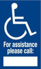 PID-ADA-CV - Florida ADA Decal with Blank for Phone Number