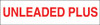 PID-228 - 12" x 3" Decal - Unleaded Plus