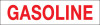 PID-127 - 12" x 3" Decal - Gasoline