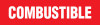 PID-124-R - 12" x 3" Decal - Combustible