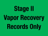 PID-1136 - Vapor Recovery Decal 8" x 6" Stage II