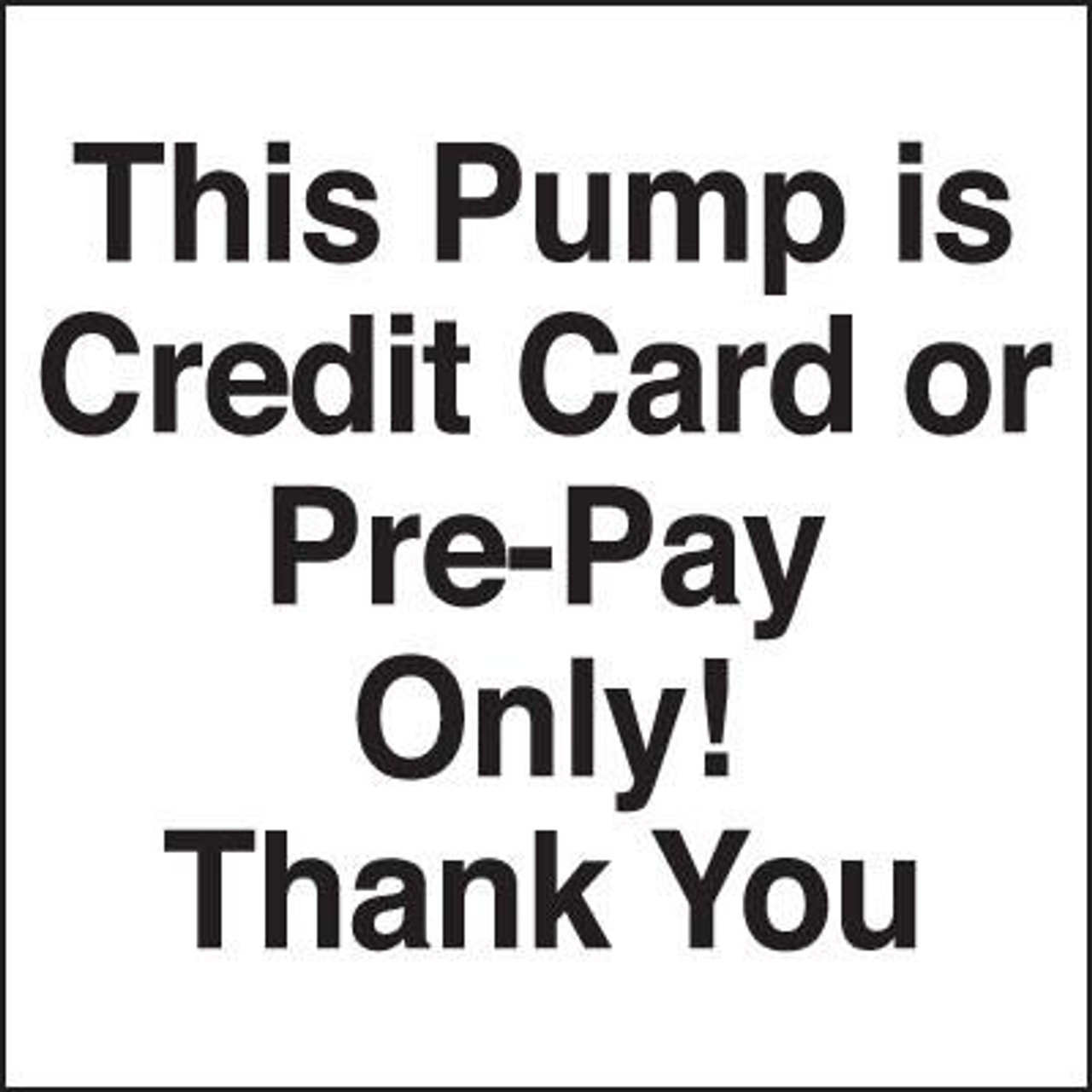 PID-026 - Credit Card or Pre-Pay Only