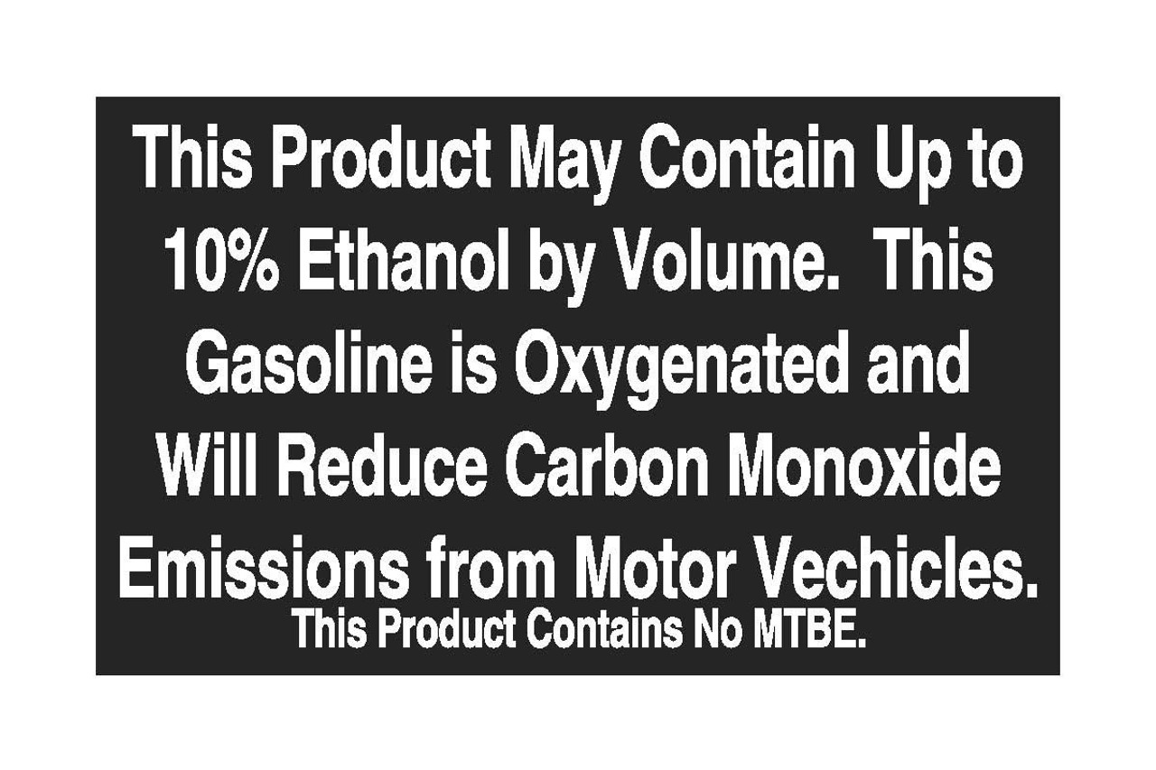 PID-009 - 10% Ethanol Oxygenated