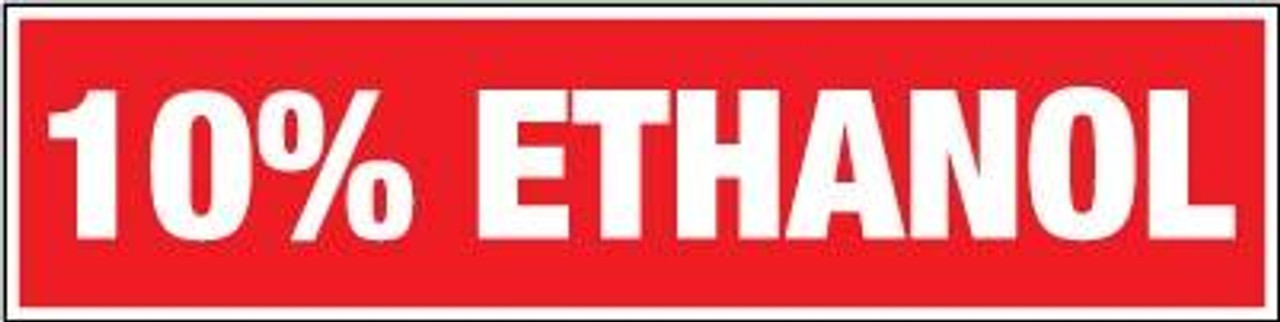 PID-CH43 - 10% Ethanoll Decal