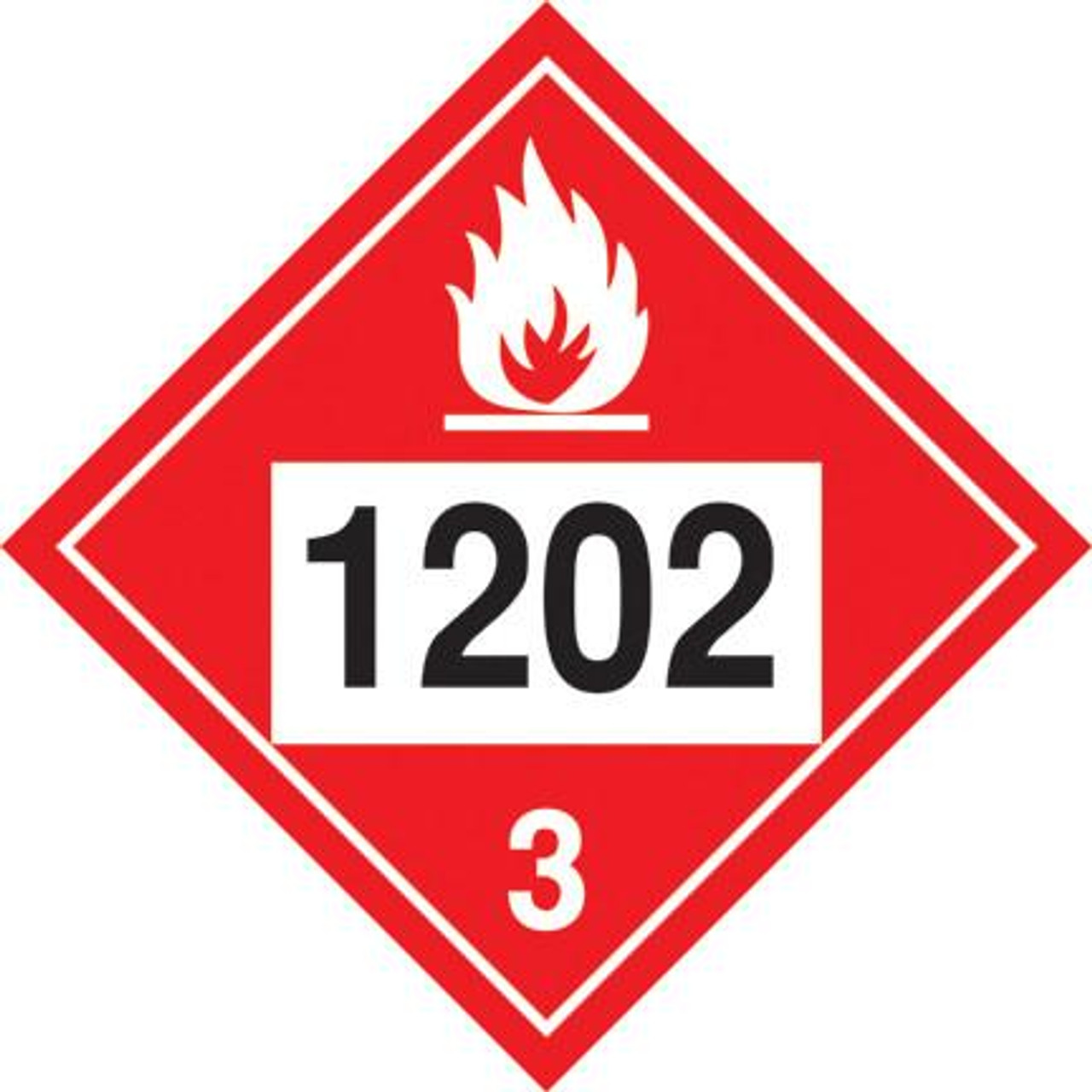 TD-1202 - Truck Decal - Diesel Fuel Fuel Oil Gas Oil