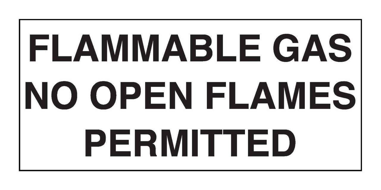 PID-GPM2 - Flammable Decal9" x 4"