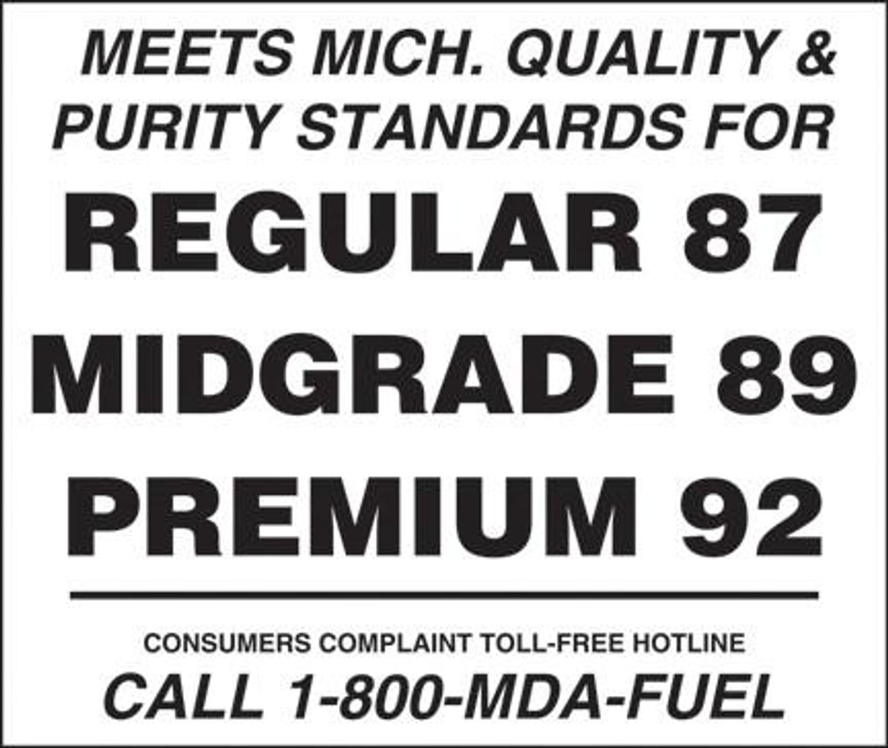 PID-901 - Decal - 87 89 92 Michigan Decal