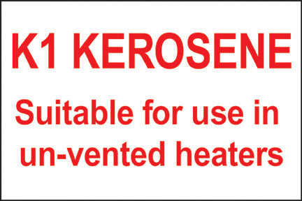 PID-107 - 5" x 3" Decal K-1 Kerosene
