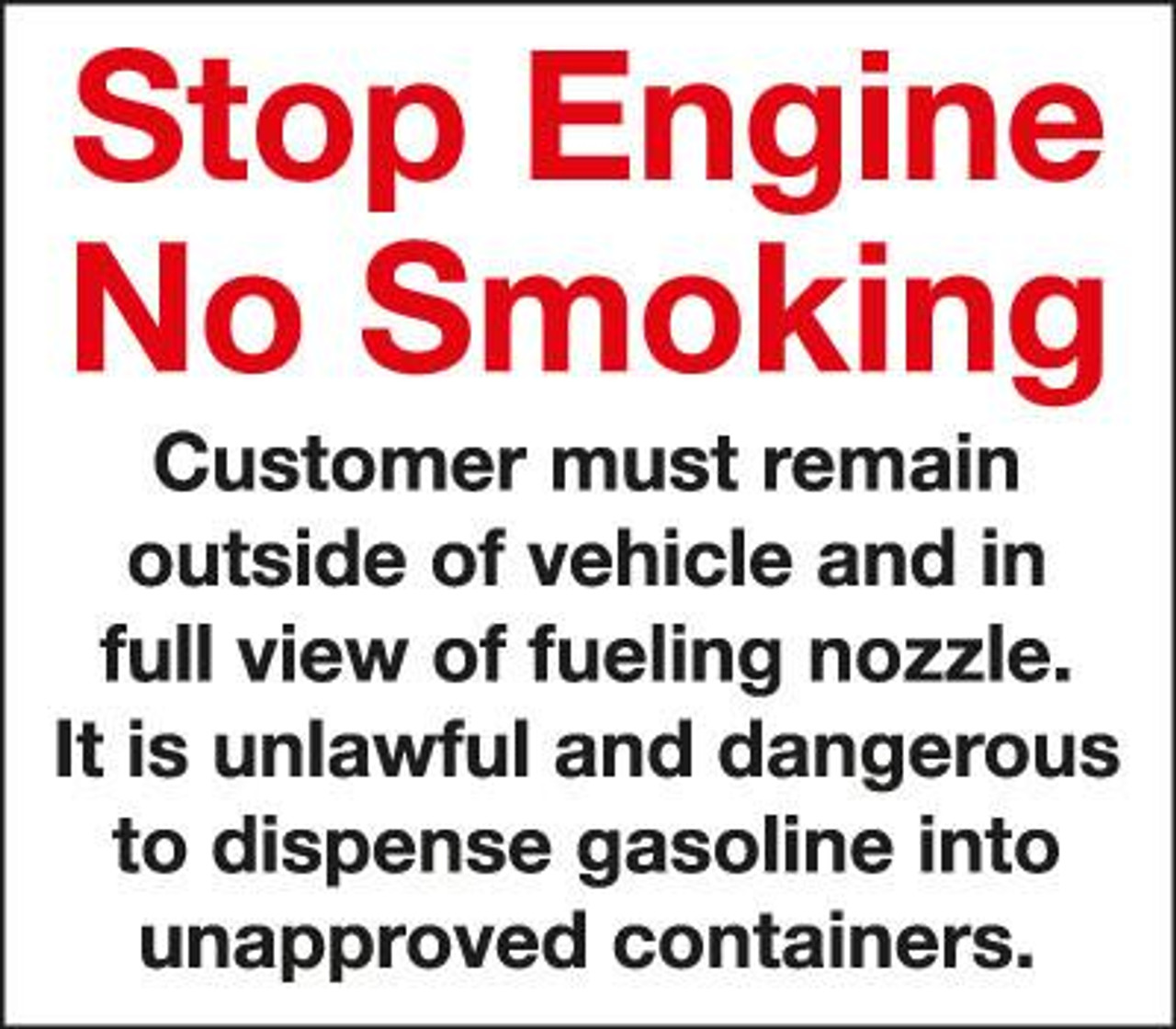 PID-032 - Stop Engine No Smoking