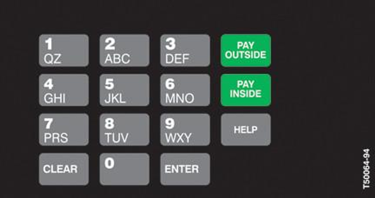 T50064-94 - ADA Crind Keypad Overlay Marathon