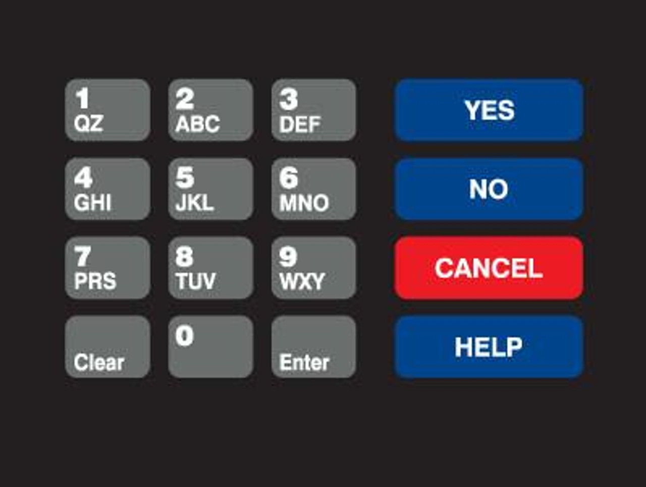 T18724-78F - Crind Keypad Overlay