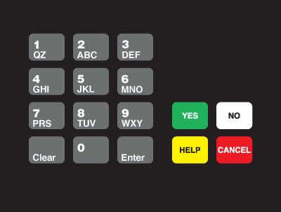 T18724-70B - Crind Keypad Overlay