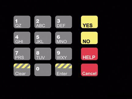 T18724-56 - Conoco Crind Keypad Overlay