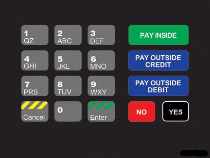 T18724-50J - Crind Keypad Overlay