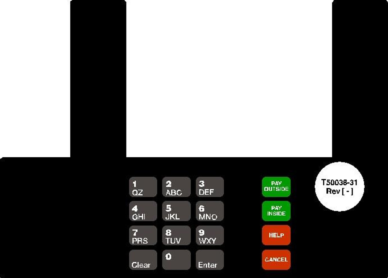 T50038-31 - Keypad Overlay