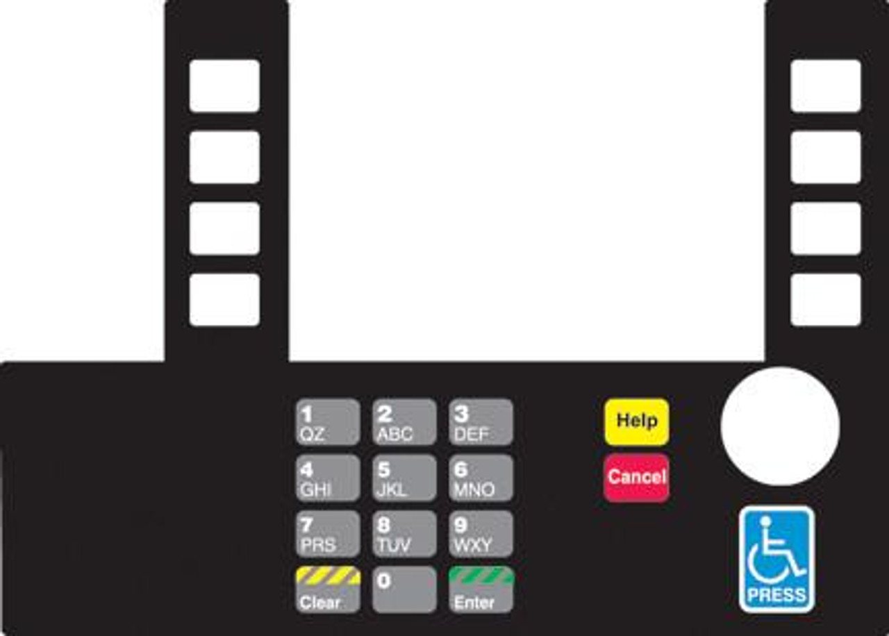 T50038-FCE - Infoscreen Keypad Overlay