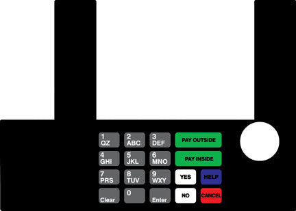 T50038-59 - Infoscreen Keypad Overlay Citgo