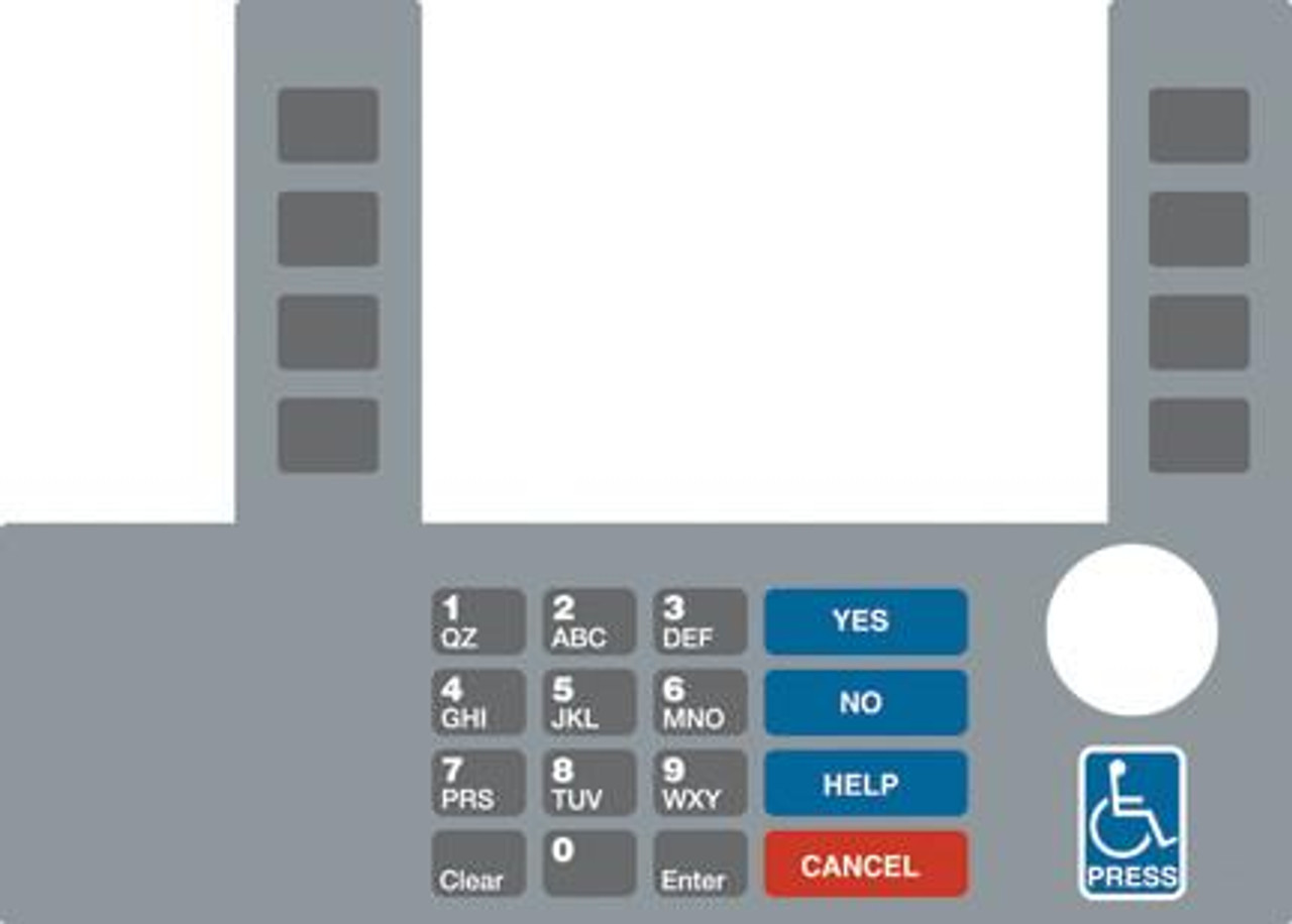 T50038-170A - Infoscreen Keypad Overlay