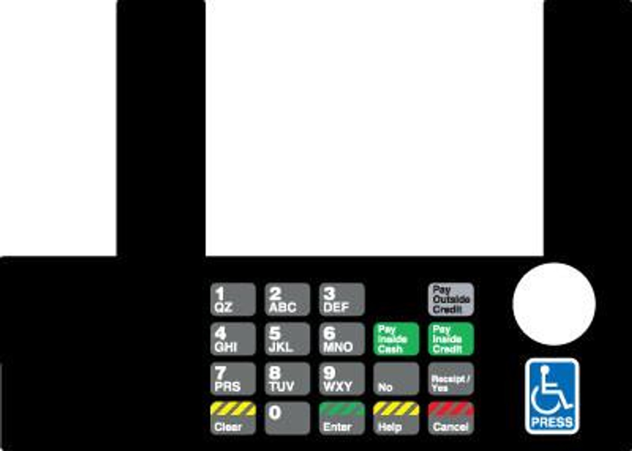 T50038-163A - Infoscreen Keypad Overlay