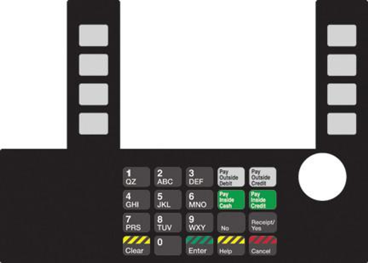 T50038-162 - Infoscreen Keypad Overlay