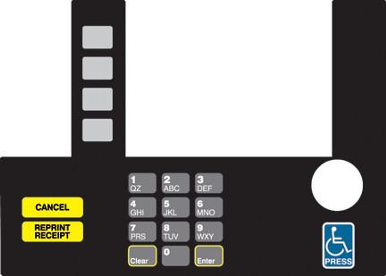 T50038-130A - Infoscreen Keypad Overlay Costco