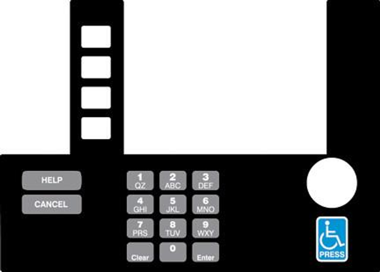 T50038-126A - Infoscreen Keypad Overlay Marathon