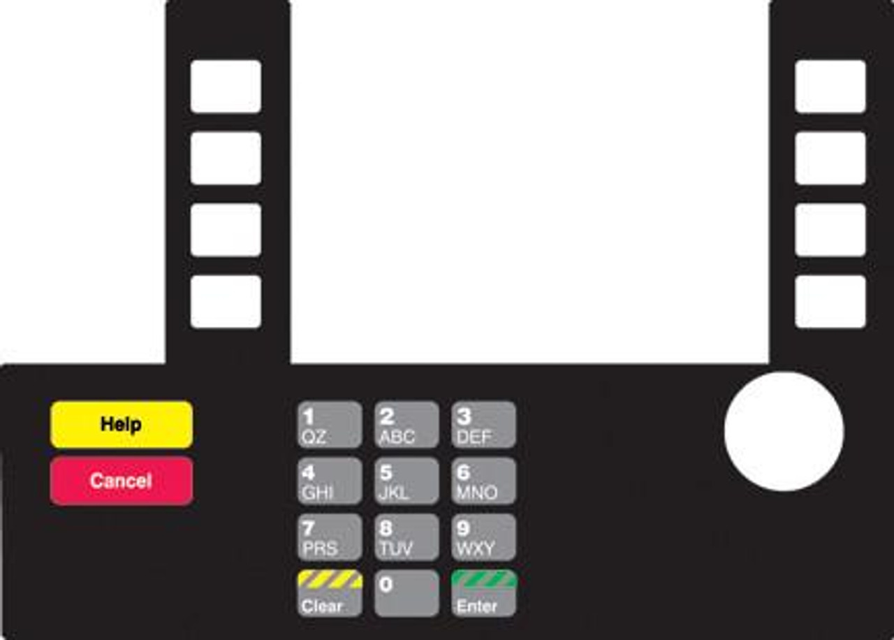 T50038-121 - Infoscreen Keypad Overlay Shell