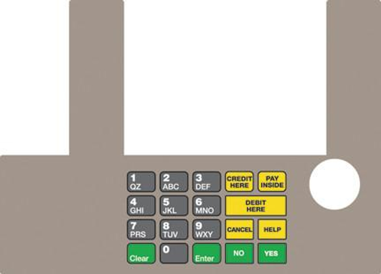 T50038-1137 - Infoscreen Keypad Overlay