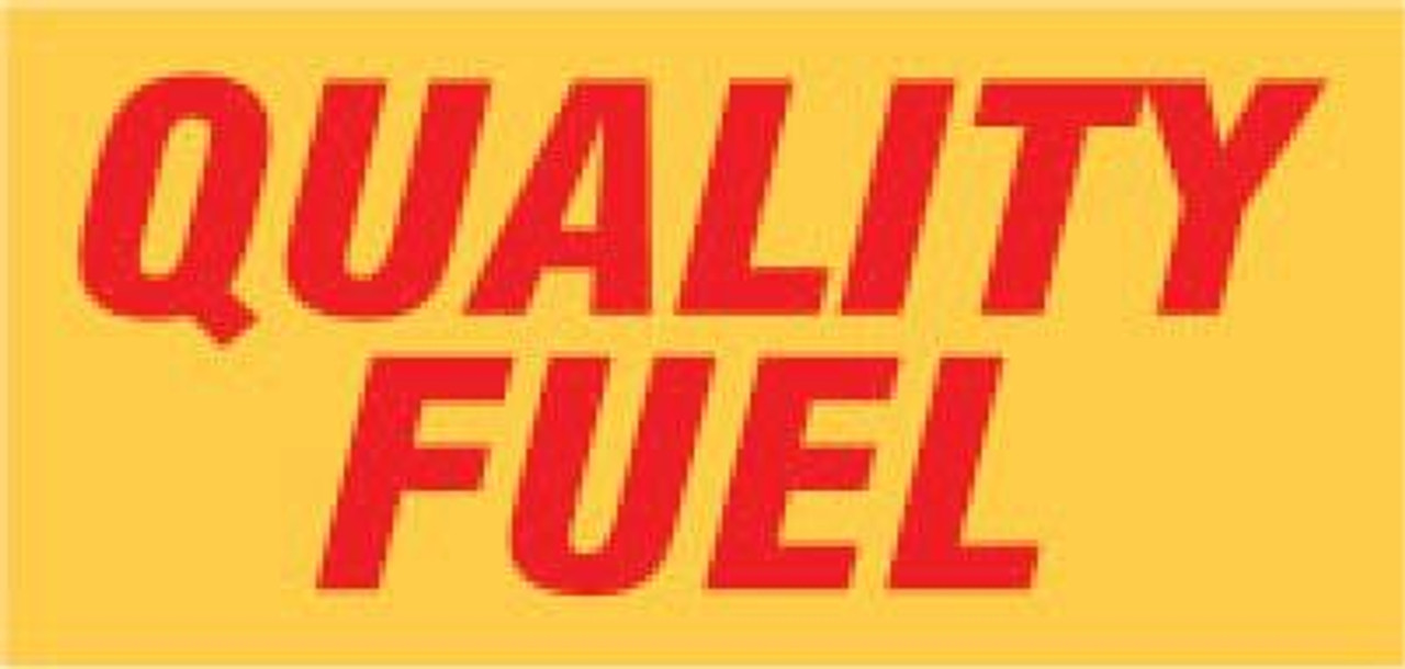 W02755-QTY - Lower Door Decal - Wide Frame - Quality Fuels