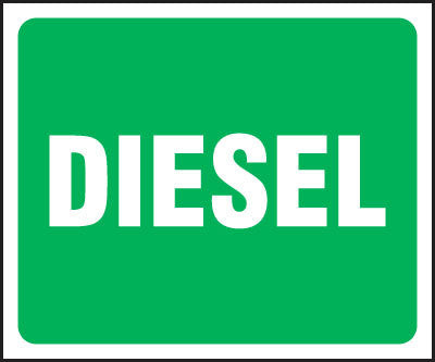 OR-DIESELG - Octane Rating Decal