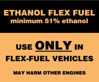OR-FF51 - Ethanol Flex Fuel 51% Decal