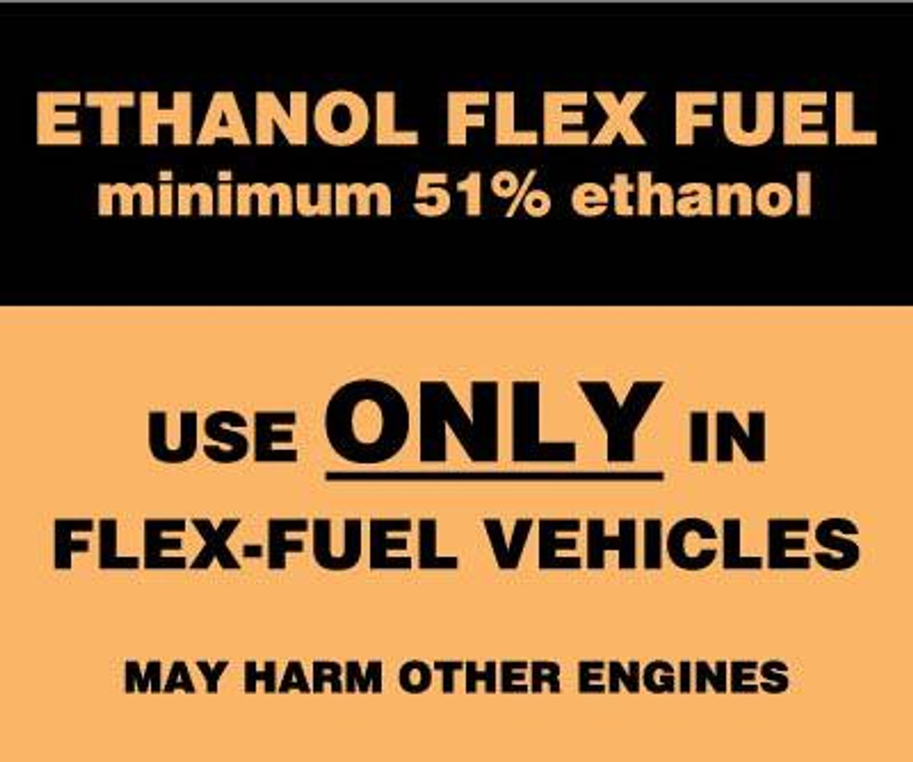 OR-FF51 - Ethanol Flex Fuel 51% Decal
