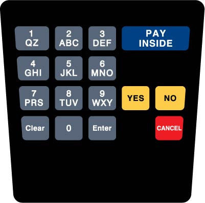 ENE1701G029 - E Cim Keypad Overlay