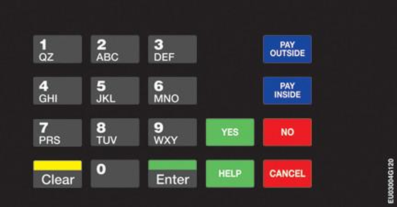 EU03004G120 - Crind Keypad Overlay Standard