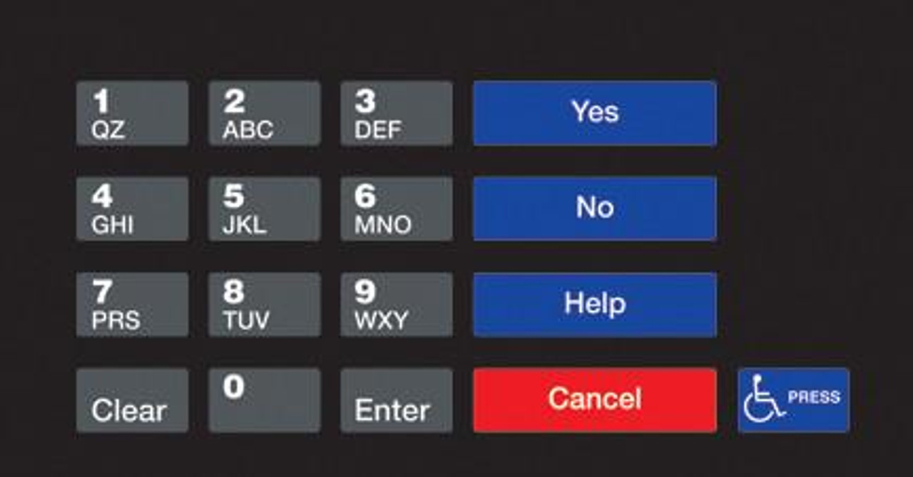 EU03004G108 - Crind Keypad Overlay Standard