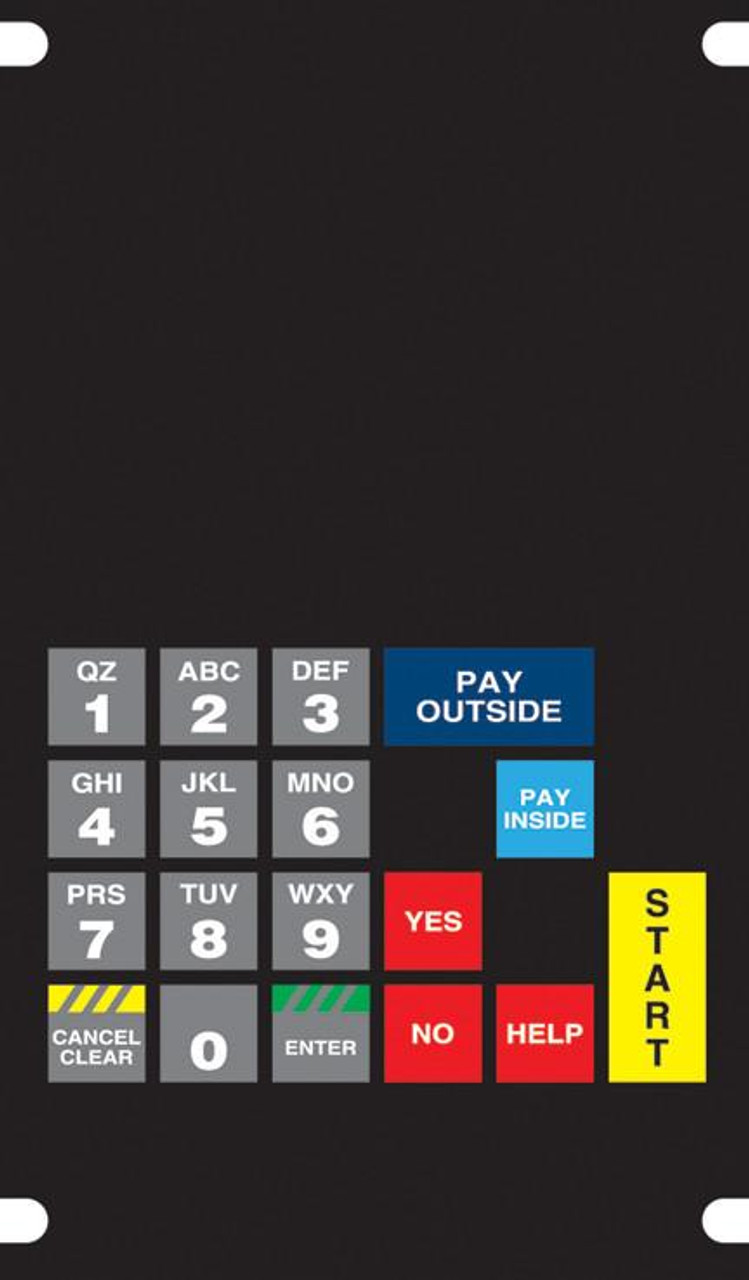 074-422282 - Phillips 4x6 Keypad Overlay