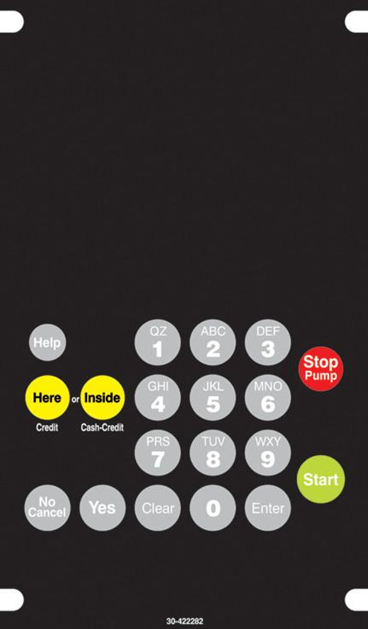 030-422282 - Keypad Overlay