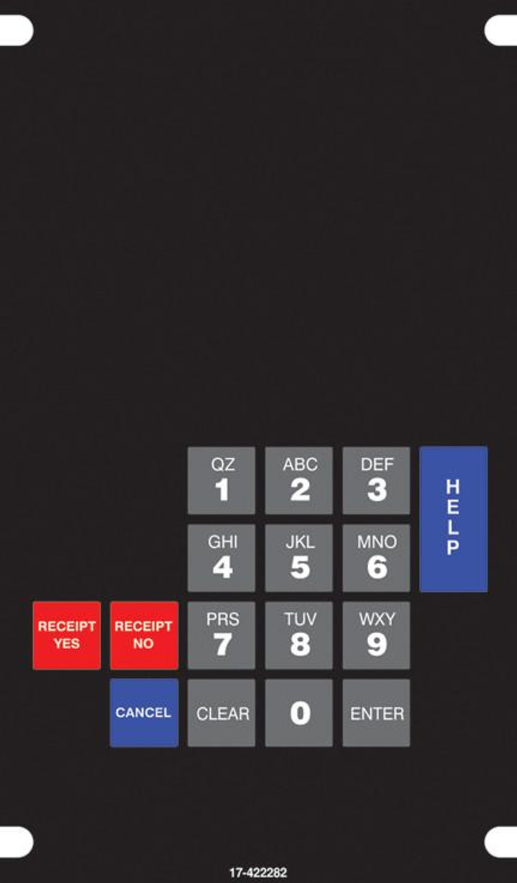 017-422282 - 4x6 Keypad Overlay