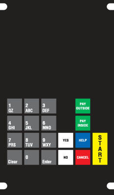 005-422282 - Keypad Overlay