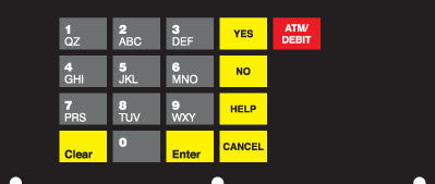 0M1-232840 - 4x6 Keypad Overlay