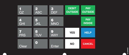 078-232840C - Keypad Overlay