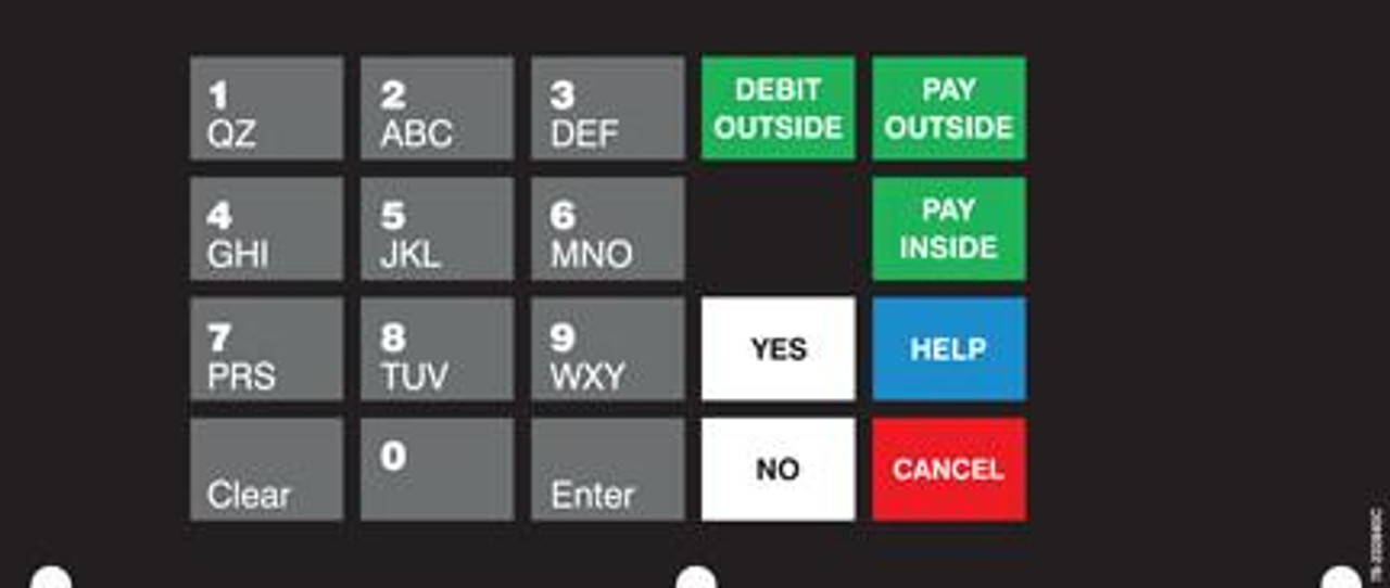 078-232840C - Keypad Overlay