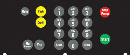 039-232860 - 4x6 Keypad Overlay