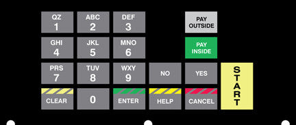 014-232840 - 4x6 Keypad Overlay