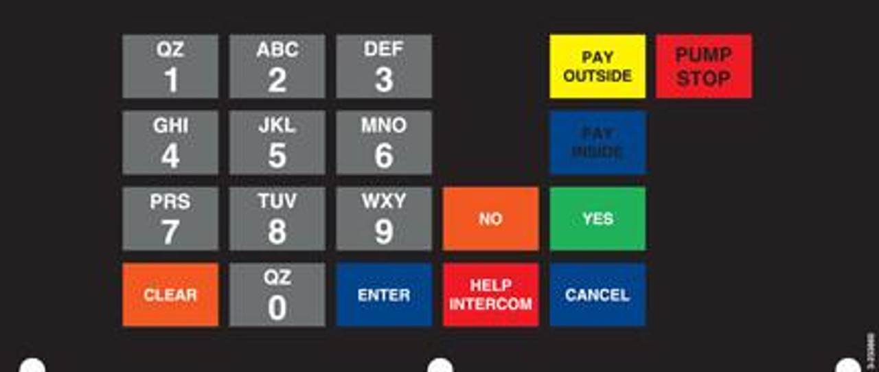 003-232860 - Keypad Overlay