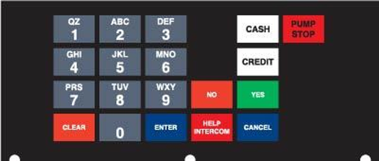 3C-232860 - 4x6 Keypad Overlay