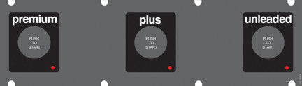 038-132830 - Marathon 1x5 Push to Start Keypad Overlay